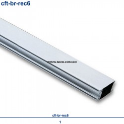 Bara de aluminiu dreptunghiulara 6m Cft-Br-Rec6